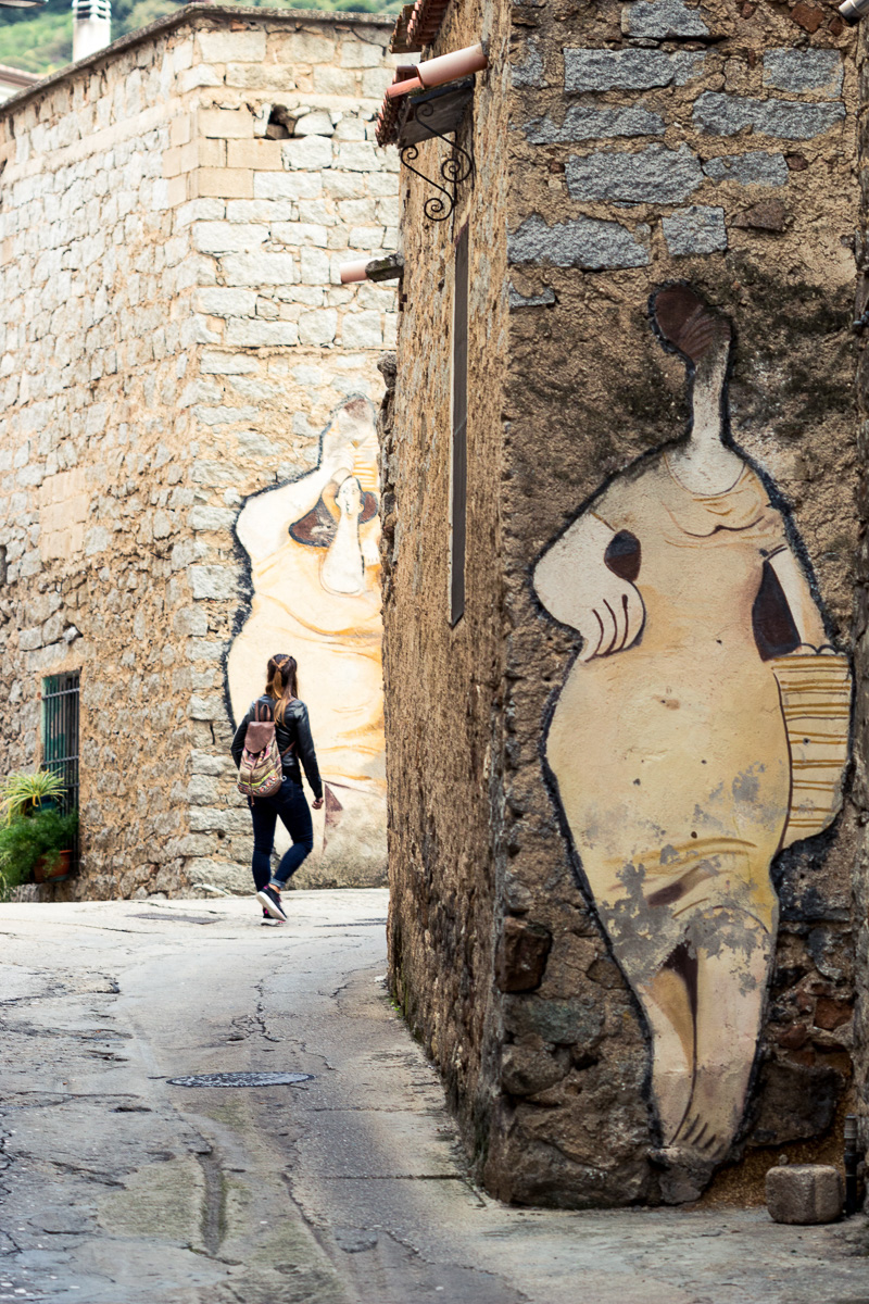 Sardinia, Orgosolo murales.